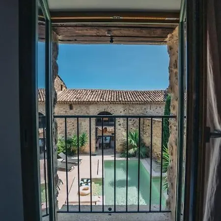 Mas Evalla, Charme, Piscine Chauffee Et Vue Unique