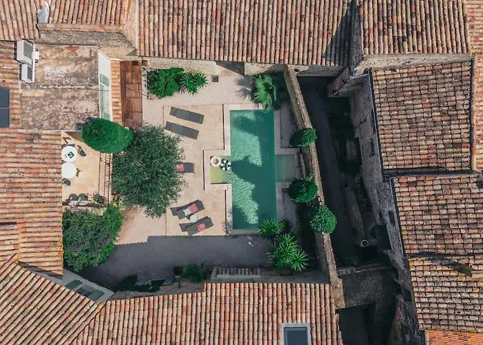 Mas Evalla, Charme, Piscine Chauffee Et Vue Unique * Saint-Pons-la-Calm