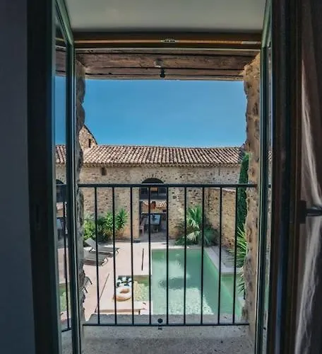 Mas Evalla, Charme, Piscine Chauffee Et Vue Unique