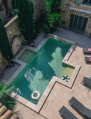 Mas Evalla, Charme, Piscine Chauffee Et Vue Unique Ferienhaus Saint-Pons-la-Calm